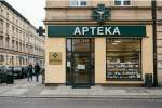 Zamknięta apteka w mieście