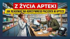 Agresywny pacjent w aptece – jak reagować?