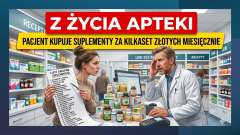 Pacjent kupuje suplementy za kilkaset złotych miesięcznie. Czy farmaceuta powinien reagować?