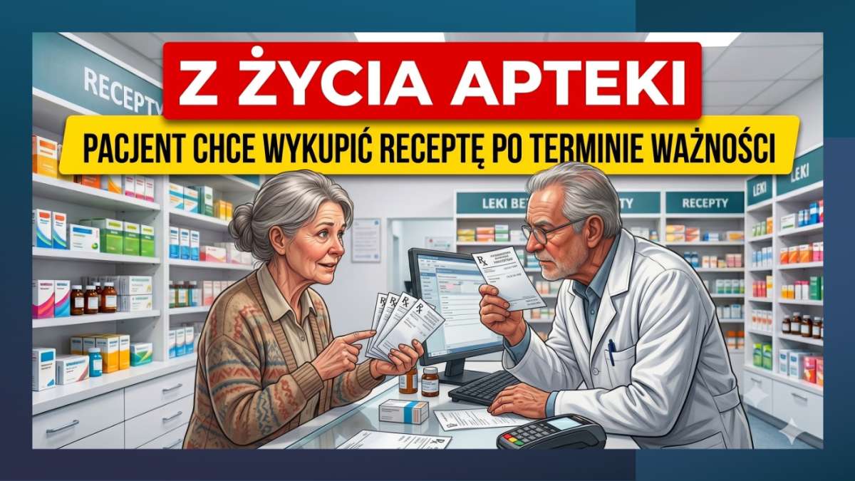 Pacjent chce wykupić receptę po terminie ważności