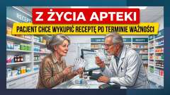 Pacjent chce wykupić receptę po terminie ważności. Co powinien zrobić farmaceuta?