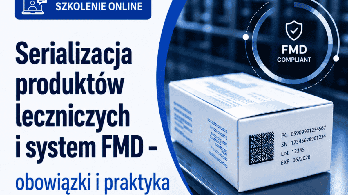 Zaproszenie na szkolenie - serializacja produktów leczniczych (grafika: materiały od organizatora)
