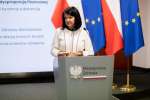 Katarzyna Kacperczyk podczas konferencji prasowej
